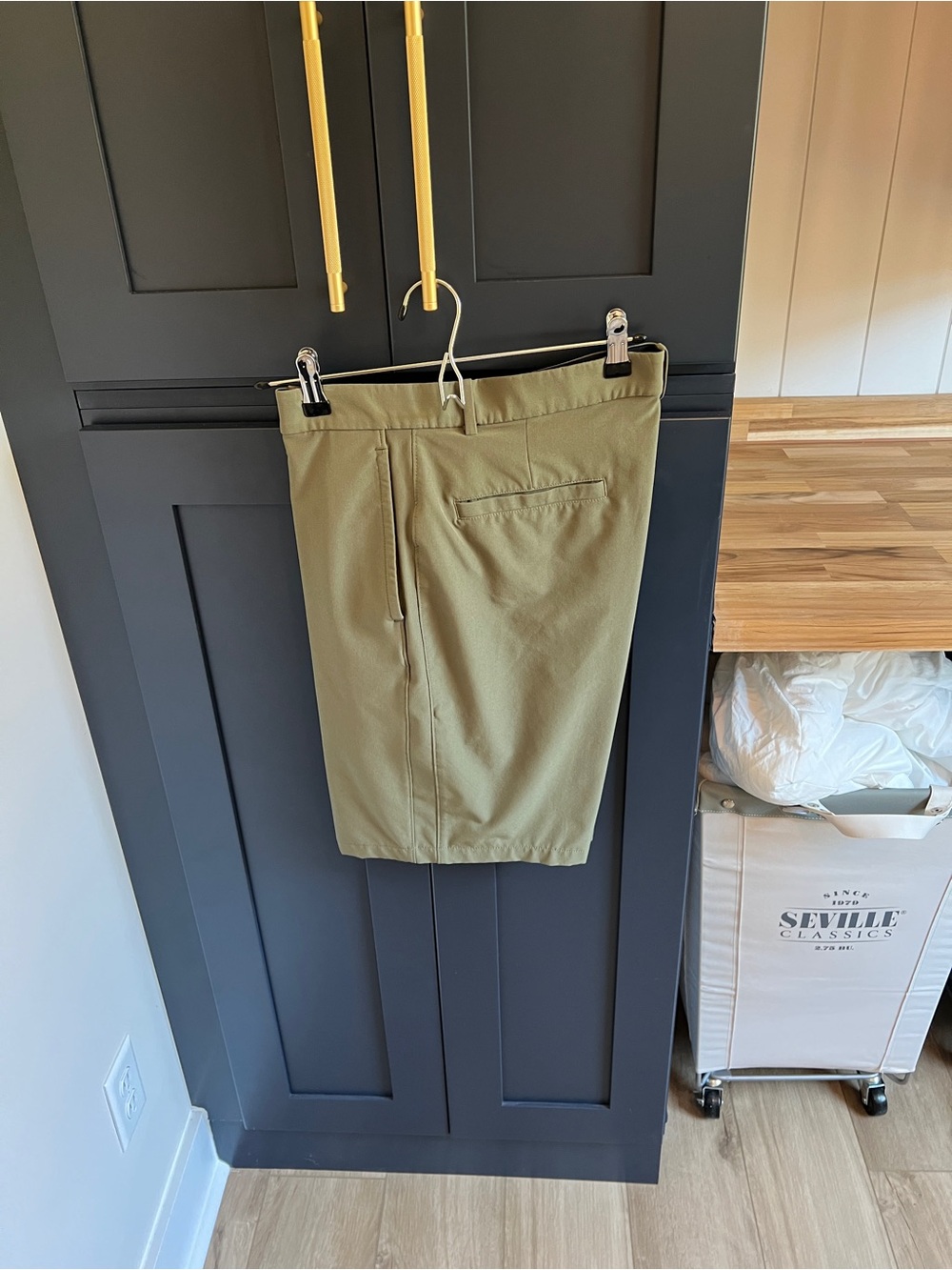 Nike Men's Olive Green Dri-Fit Golf Shorts
